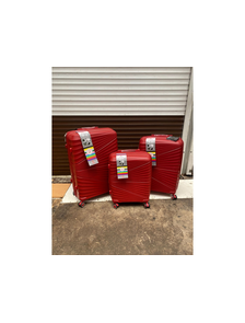 Комплект из 3х чемоданов Impreza Imperial Полипропилен S,M,L Бордовый