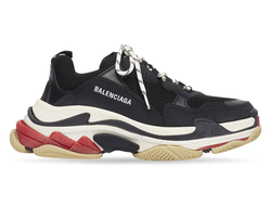 Balenciaga Triple-S черно-белые