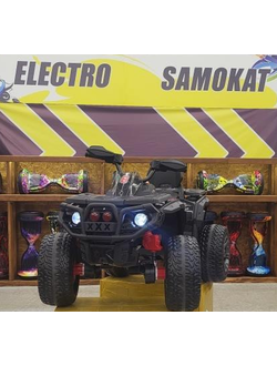 Детский полноприводный электроквадроцикл черный 4WD