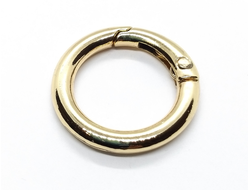 кольцо-карабин 2.5 см золото 585/1шт