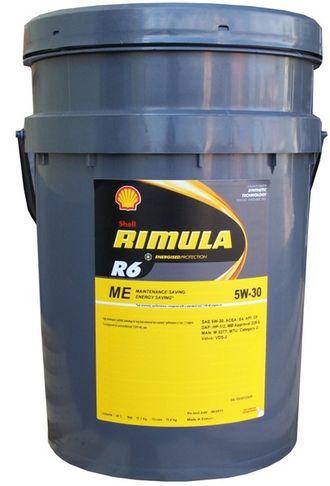 Масло моторное Shell Rimula R6 ME 5W30 синтетическое 20 л.
