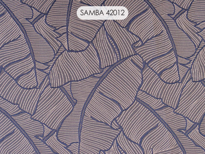 Samba, вискозная портьера с тропической темой узора