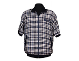 Рубашка сорочка &quot;клетка&quot; мужская Арт. СК-5 ( син/черн/бел) Размер 68-70 (1)