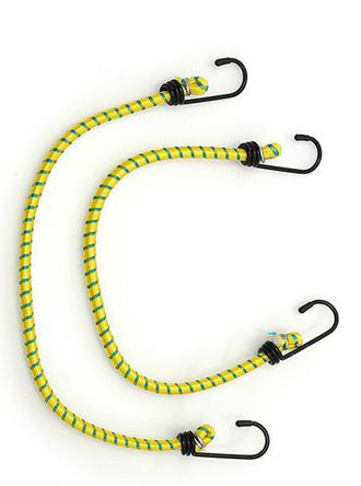 Стяжка для крепления груза эластичная 8 мм x 40 см (2 шт) "DOLLEX" Стяжка для крепления груза эластичная 8 мм x 40 см (2 шт) "DOLLEX"