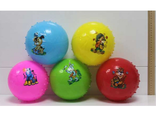 6933010654816	Мяч детский массажный   №CQ-36  (5 цветов,22cm,PVC,60 g)