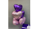 Коробка-сюрприз фиолетовая с 7 сердцами