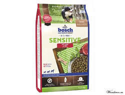 Bosch Sensitive Lamb & Rice Бош Сенсетив корм для взрослых собак всех пород, склонных к аллергии - ягненок, рис, 3 кг