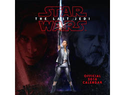 Star Wars The Last Jedi Official Календарь 2018 ИНОСТРАННЫЕ ПЕРЕКИДНЫЕ КАЛЕНДАРИ 2018,, INTPRESSSHOP