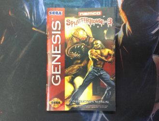 Splatterhouse 3, Manual for Game Only