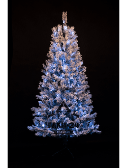 Искусственная елка Сибирская светодиодная 120 см заснеженная