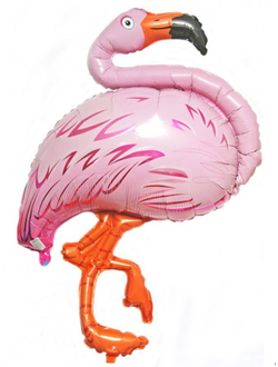 Фольгированный шар с гелием "Фламинго" 130 см