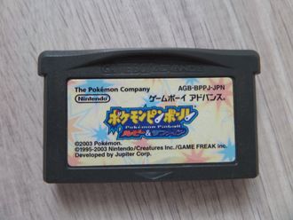 Pokemon Pinball Ruby & Sapphire для Game Boy Advance