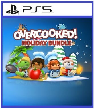 Overcooked Holiday Bundle (цифр версия PS5 напрокат) 1-4 игрока