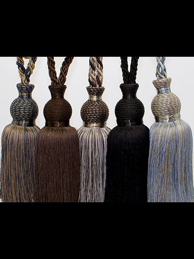 Арт. 2015-27 NEW. Небольшая кисть для портьер мелким оптом, 66 см