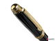 ТоварРучка подарочная шариковая GALANT «Black», корпус черный, золотистые детали, пишущий узел 0,7 мм, синяя. 140405
