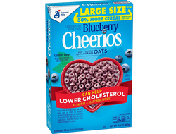 Хлопья Чериос Черника (Cheerios Blueberry) 402гр (8)