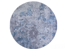 Ковер Armina 3851A blue  / 1,6*1,6 м круг