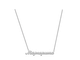 Кулон - подвеска с именем Маргарита из белого золота 585 пробы