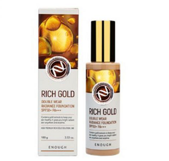 Тональная крем с золотом для сияния кожи, №21 бежевый Enough Rich Gold Double Wear Radiance Foundation Spf50+ Pa+++, 100 мл. 871945