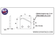 Твердосплавный нож G3Fantacci 0560 для профилирования