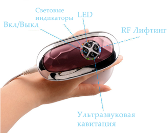 Профессиональный ультразвуковой аппарат для тела Body Slimming Device (от целлюлита и растяжек,  уменьшает объемы, лифтинг) RF, УЛЬТРАЗВУКОВАЯ КАВИТАЦИЯ И ХРОМОТЕРАПИЯ