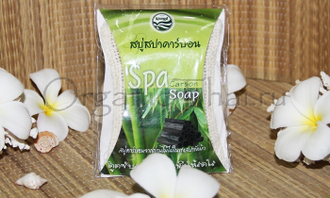 Натуральное СПА-мыло с Углем - купить, отзывы, из Тайланда