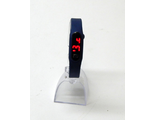 Часы наручные электронные силиконовый браслет, темно-синие (гарантия 14 дней)