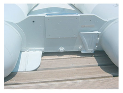 Транцевые плиты для надувных лодок с комплектом креплений (чёрные)