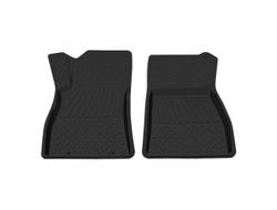Коврик салонный резиновый (черный) для Nissan Juke (11-19) (передний ряд сидений) (Борт 4см)