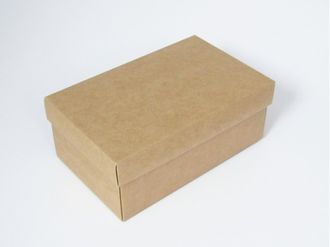 Коробка подарочная ВЫСОКАЯ 2П-В 7 см БЕЗ ОКНА (18*11* выс 7 см), Крафт