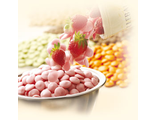 Розовый шоколад со вкусом клубники 100г