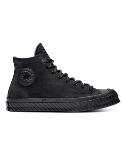 Кеды Converse All Star total black кожаные черные