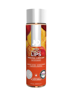 Вкусовой лубрикант "Сочный персик" / JO Flavored Peachy Lips 4 oz - 120 мл
