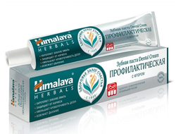 Зубная паста ПРОФИЛАКТИЧЕСКАЯ с фтором "Dental Cream" Himalaya Herbals, 100 гр