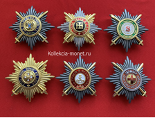 Коллекция &quot;6 звезд орденов Российской Империи с мечами!&quot; Копии LUX!
