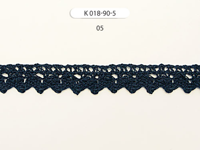 Арт. К018-90. Кружево цветное, узкое, пр-во Беларусь