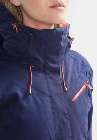 Куртка горнолыжная женская SALOMON Fantasy JKT синяя
