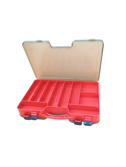 Коробка двухсторонняя большая для мелочей/ 295х205х60мм/ КРАСНАЯ