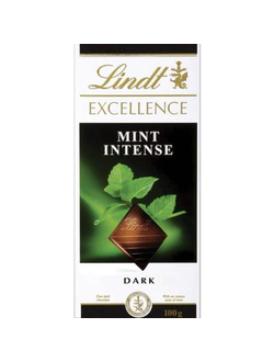 Шоколад Lindt Excellence мята горький 100 г