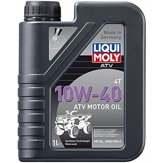 НС-синтетическое моторное масло LIQUI MOLY для 4-тактных квадроциклов ATV 4T Motoroil Offroad 10W40 (синтетика) - 1 л (7540)