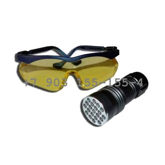 Комплект для проверки утечек хладагента УФ фонарь c очками для автокондиционеров
