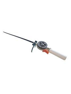 Удочка зимняя пенопластовая ручка, 40см, D катушки 5см