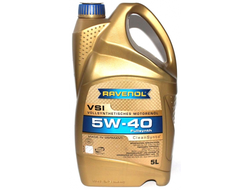 Моторное масло Ravenol VSI 5W40 синтетическое 5 л.