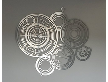 Декор на стену  в виде кругов и шестеренок  - ТЕХНО-