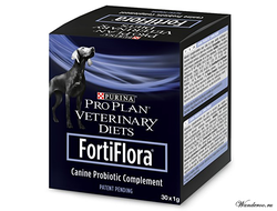 Purina FORTIFLORA Пурина для собак добавка фортифлора 30 пакетиков по 1 г