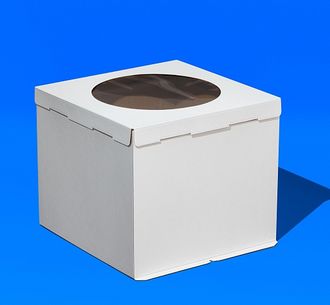 Короб картонный белый 400х400х350 мм
