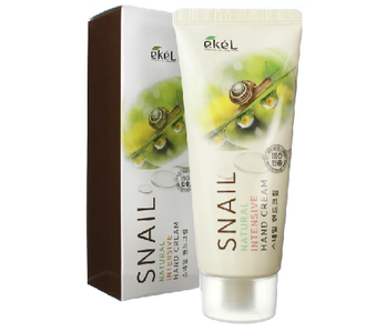 EKEL Крем для рук с Муцином улитки Интенсивный Snail Natural Intensive Hand Cream, 100 мл. 652338