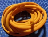 Latex hose for fuel 2.0x5.0 mm, orange.