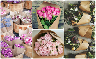 бумага для цветов, купить, упаковочная, крафт, пергамент, бумажная упаковка, цветы, тюлпанов, для