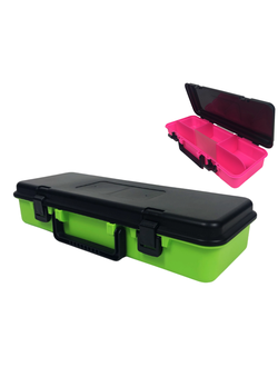 Коробка рыболовная для мелочей 40х15х8см/ цвет зеленый